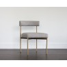 Seneca Dining Chair - Antique Brass - Arena Cement - Lifestyle