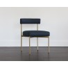 Seneca Dining Chair - Antique Brass - Arena Navy - Lifestyle