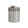SUNPAN Pele Pedestal, Front View with Decor