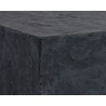 Sunpan Newbury Side Table - Black Slate - Close-up