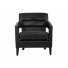 Sunpan Bloor Lounge Chair - Coal Black - Front - Sunpan Bloor Lounge Chair - Coal Black - Front