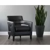 Sunpan Bloor Lounge Chair - Coal Black - Lifestyle - Sunpan Bloor Lounge Chair - Coal Black - Lifestyle
