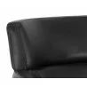 Sunpan Bloor Lounge Chair - Coal Black - Seat Back Close-Up - Sunpan Bloor Lounge Chair - Coal Black - Seat Back Close-Up