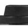 Sunpan Bloor Lounge Chair - Coal Black - Back Seat Close-up