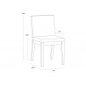 Sunpan Branson Dining Chair in Dark Grey - Dimensions