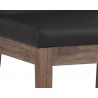 Sunpan Branson Dining Chair in Dark Grey - Seat Close-up
