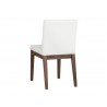 Sunpan Branson Dining Chair in White - Back Angle