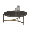 Sunpan Maddox Coffee Table - Angled with Decor