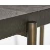 Sunpan Maddox Console Table - Edge Close-up - Sunpan Maddox Console Table - Edge Close-up