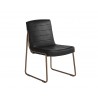 Anton Dining Chair - Vintage Black - Angled View
