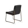 Anton Dining Chair - Vintage Black - Back Angle