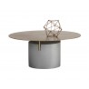 Sunpan Dolores Coffee Table - Angled with Decor