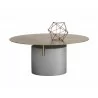 Sunpan Dolores Coffee Table - Angled with Decor - Sunpan Dolores Coffee Table - Angled with Decor