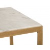 Sunpan Evert Coffee Table - Low - Edge Close-Up