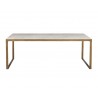 Evert Coffee Table - High - White - Front