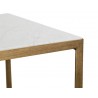 Evert Coffee Table - High - White - Table Edge