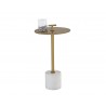 SUNPAN Sia Side Table, Front view with Decor