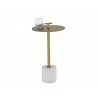 SUNPAN Sia Side Table, Front view with Decor - SUNPAN Sia Side Table, Front view with Decor