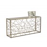 Sunpan Vero Console Table - Angled with Decor