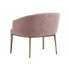 Cornella Lounge Chair - Blush Pink - Back Angle