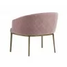 Cornella Lounge Chair - Blush Pink - Back Angle - Cornella Lounge Chair - Blush Pink - Back Angle