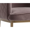 Cornella Dining Armchair - Blush Purple - Seat Close-Up