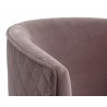 Cornella Dining Armchair - Blush Purple - Seat Back Close-up