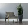 Kristoffer Lounge Chair - Vintage Steel Grey Leather - Lifestyle - Kristoffer Lounge Chair - Vintage Steel Grey Leather - Lifestyle