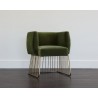 Sunpan Gala Dining Armchair - Forest Green - Lifestyle