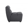 Cornell Modular - Armless Chair - Polo Club Kohl Grey - Side Angle