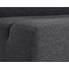 Cornell Modular - Armless Chair - Polo Club Kohl Grey - Seat Arm Close-Up