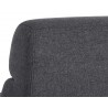 Cornell Modular - Armless Chair - Polo Club Kohl Grey - Seat Back Close-Up
