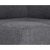 Cornell Modular - Corner Chair - Polo Club Kohl Grey - Seat Close-Up