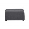 Cornell Modular - Ottoman - Polo Club Kohl Grey - Side Angle