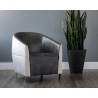 Sunpan Bronte Lounge Chair - Piccolo Dove And Overcast Grey - Lifestyle