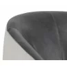 Sunpan Bronte Lounge Chair in Piccolo Dove / Overcast Grey - Seat Back  - Sunpan Bronte Lounge Chair in Piccolo Dove / Overcast Grey - Seat Back 