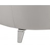 Sunpan Bronte Lounge Chair - Piccolo Dove And Overcast Grey - Leg Close-Up