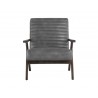 Peyton Lounge Chair - Cantina Magnetite - Front View