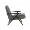 Peyton Lounge Chair - Cantina Magnetite - Side Angle - Peyton Lounge Chair - Cantina Magnetite - Side Angle