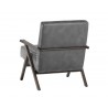 Peyton Lounge Chair - Cantina Magnetite - Back Angle