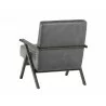 Peyton Lounge Chair - Cantina Magnetite - Back Angle - Peyton Lounge Chair - Cantina Magnetite - Back Angle