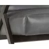 Peyton Lounge Chair - Cantina Magnetite - Seat Close-Up - Peyton Lounge Chair - Cantina Magnetite - Seat Close-Up