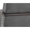 Peyton Lounge Chair - Cantina Magnetite - Seat Back Close-Up