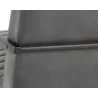 Peyton Lounge Chair - Cantina Magnetite - Seat Back Close-Up - Peyton Lounge Chair - Cantina Magnetite - Seat Back Close-Up