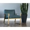 Kristoffer Lounge Chair - Vintage Peacock Leather - Lifestyle - Kristoffer Lounge Chair - Vintage Peacock Leather - Lifestyle