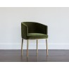 Cornella Dining Armchair - Forest Green - Lifestyle