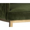 Cornella Dining Armchair - Forest Green - Leg Close-up