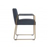 Balford Dining Armchair - Arena Navy - Side Angle