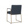 Balford Dining Armchair - Arena Navy - Back Angle