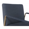 Balford Dining Armchair - Arena Navy - Angled View